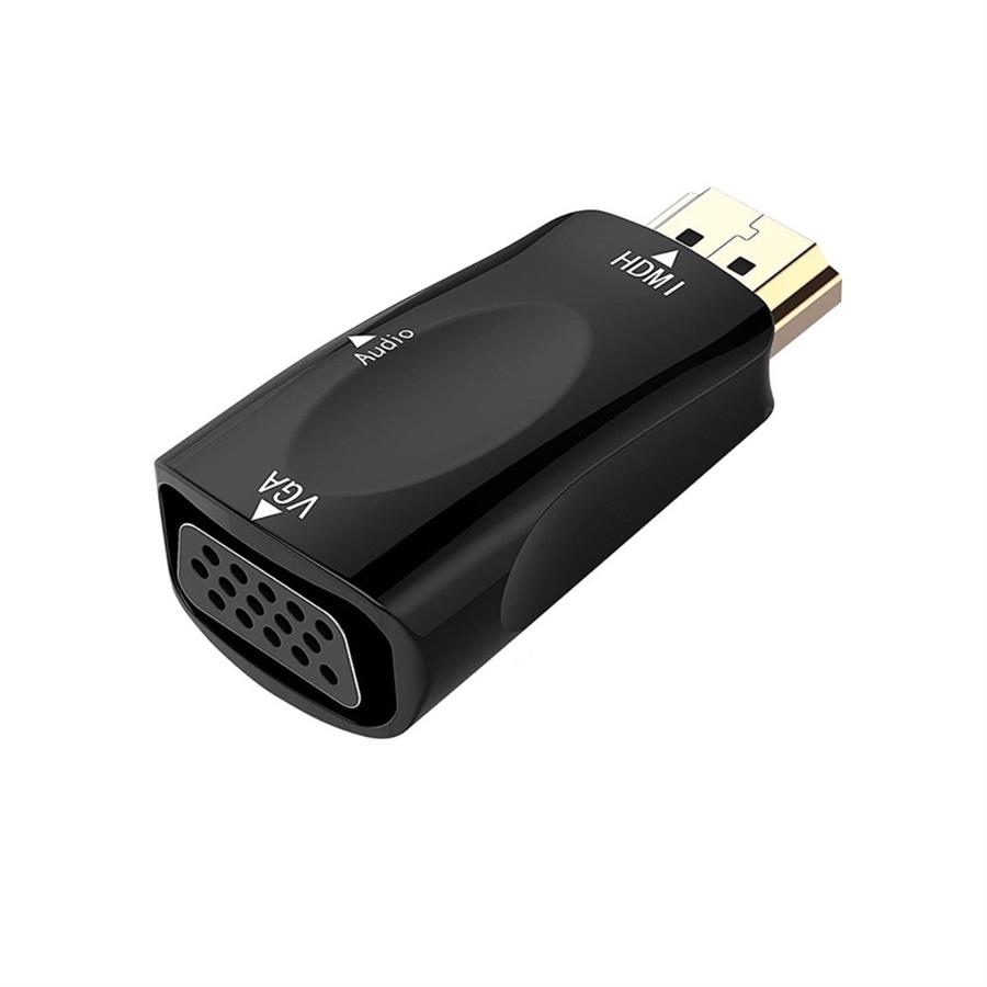 CONVERSOR DE HDMI A VGA + AUDIO PLUG 3.5MM