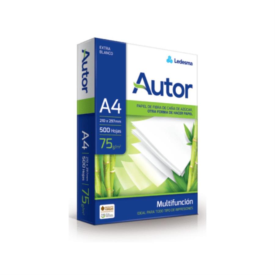 RESMA A4 AUTOR 500 HOJAS 75G