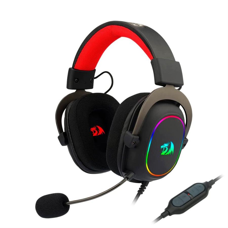 AURICULARES REDRAGON ZEUS X BLACK H510 RGB