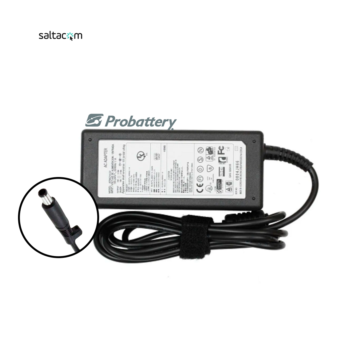 CARGADOR HP PIN GRUESO 18,5V 4,74A 70W 7,4mm 5,0mm