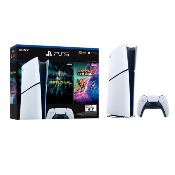CONSOLA PLAYSTATION5 SLIM CON 2 JUEGOS - DIGITAL