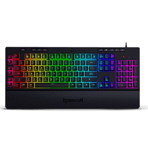 TECLADOS REDRAGON SHIVA BLACK SPANISH K512RGB-1-SP