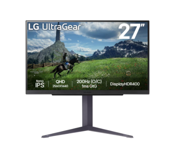 MONITOR LG 27 GAMER 27GS85Q-B NANO IPS QHD 180 Hz (II) (1793)