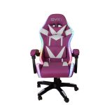 SILLA GAMER SYX GC-S02 PW PURPURA BLANCO RGB