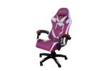 SILLA GAMER SYX GC-S02 PW PURPURA BLANCO RGB - Imagen 2
