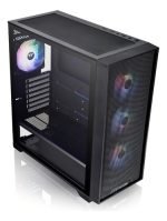 Gabinete Thermaltake H390 Tg X4 Coolers Argb + Fuente 750w Color Negro - Imagen 2