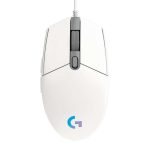 MOUSE GAMING  LOGITECH G203 LIGHTSYNC BLANCO