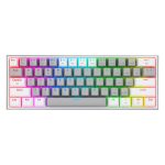 TECLADO REDRAGON FIZZ PRO GRAY /WHITE RED SWITCH SPANISH WIRELESS