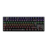 TECLADOS T-DAGGER BORA BLACK GREY LITE T-TGK313BG-LIT WIRED RAINBOW