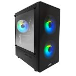 GABINETE SENTEY T5 3FAN RGB TEMPLADO BLACK