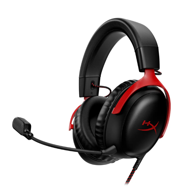Auricular HyperX Cloud III Black/Red (8237) Auricular HyperX Cloud III Black/Red (8237) - Imagen 1