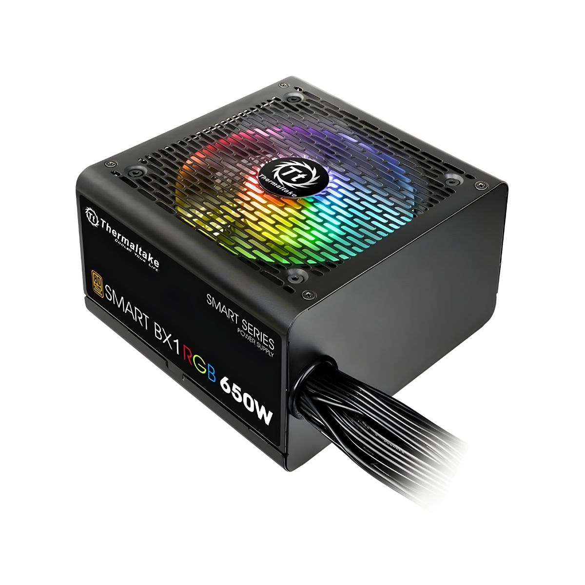 FUENTE THERMALTAKE SMART BX1 650W RGB 80 PLUS BRONZE BULK FUENTE THERMALTAKE SMART BX1 650W RGB 80 PLUS BRONZE BULK - Imagen 1