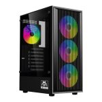 GABINETE ARKHAM VORUS ECO 4*FAN ARGB ATX