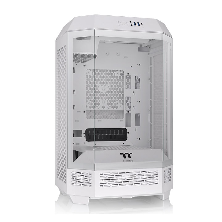 Gabinete TT The Tower 300 Mid-Tower TG x3 Fan x2 Snow White (1068) Gabinete TT The Tower 300 Mid-Tower TG x3 Fan x2 Snow White (1068) - Imagen 1