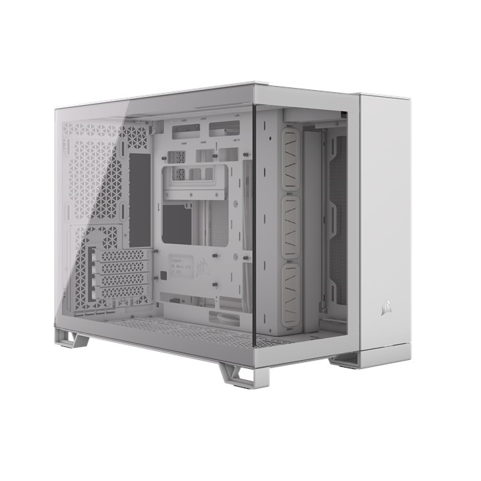 Gabinete Corsair 2500X TG Mid-Tower Dual Chamber White (4979) Gabinete Corsair 2500X TG Mid-Tower Dual Chamber White (4979) - Imagen 1