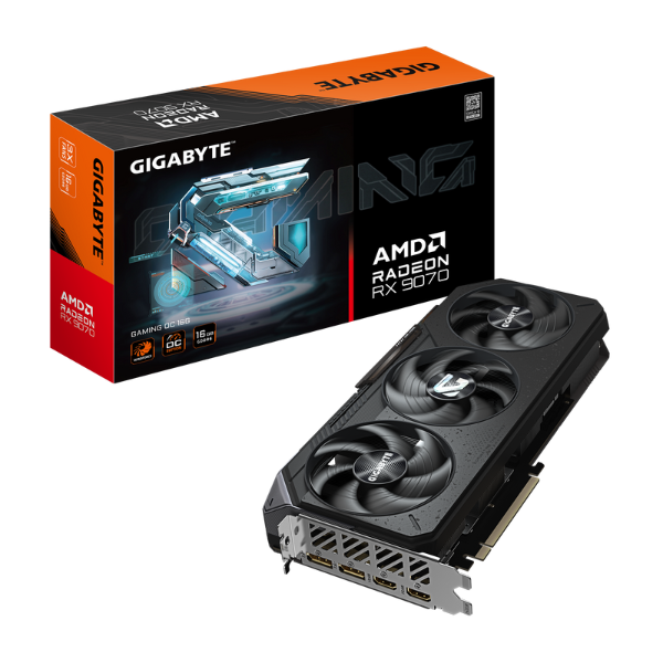 VGA Gigabyte Radeon RX 9070 GAMING OC 16G (5531) VGA Gigabyte Radeon RX 9070 GAMING OC 16G (5531) - Imagen 1