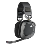 Auricular Corsair HS80 RGB Wireless Spatial Audio Carbon (5940)