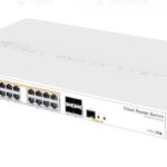 SWITCH MIKROTIK 24ETH GB PoE 500W + 4 Ptos SFP+10GB  S/C