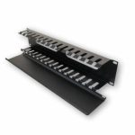 ACC.RACK GLC ORGANIZADOR DE CABLE 2U C/TAPA GLC