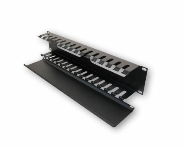 ORGCR-002 ACC.RACK GLC ORGANIZADOR DE CABLE 2U C/TAPA GLC - Imagen 1