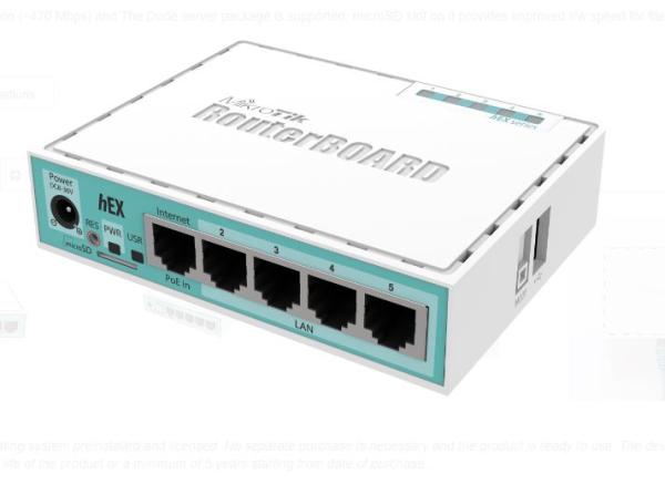 RB750GR3 RB MIKROTIK 750GR3 5 ETH GIGABIT LVL 4 C/CASE S/F - Imagen 1