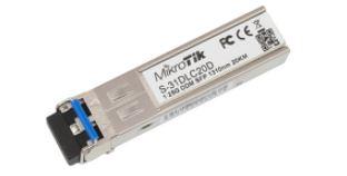 S-31DLC20D SFP MIKROTIK MODULO 1.25G SM 20KM CONECTOR LC - Imagen 1
