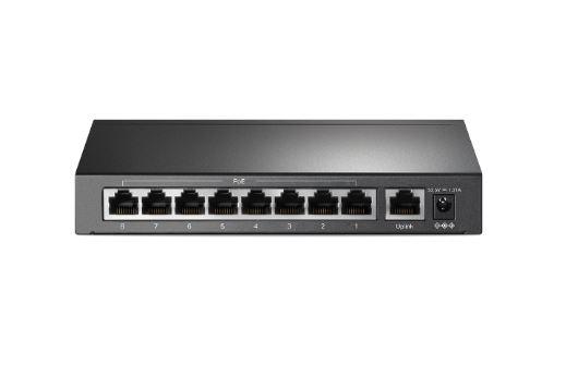 TL-SF1009P SWITCH TP LINK 9 PUERTOS 10/100 8 PORT POE+ - Imagen 1
