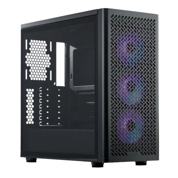 POS #2524 Gabinete Cooler Master Elite 502 Black 3 Fans ARGB - Imagen 1