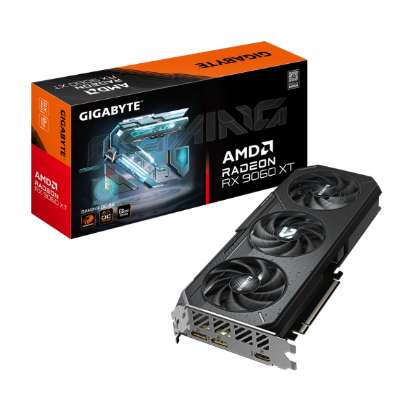 VGA Gigabyte Radeon RX 9060 XT GAMING OC 8G (6231) VGA Gigabyte Radeon RX 9060 XT GAMING OC 8G (6231) - Imagen 1