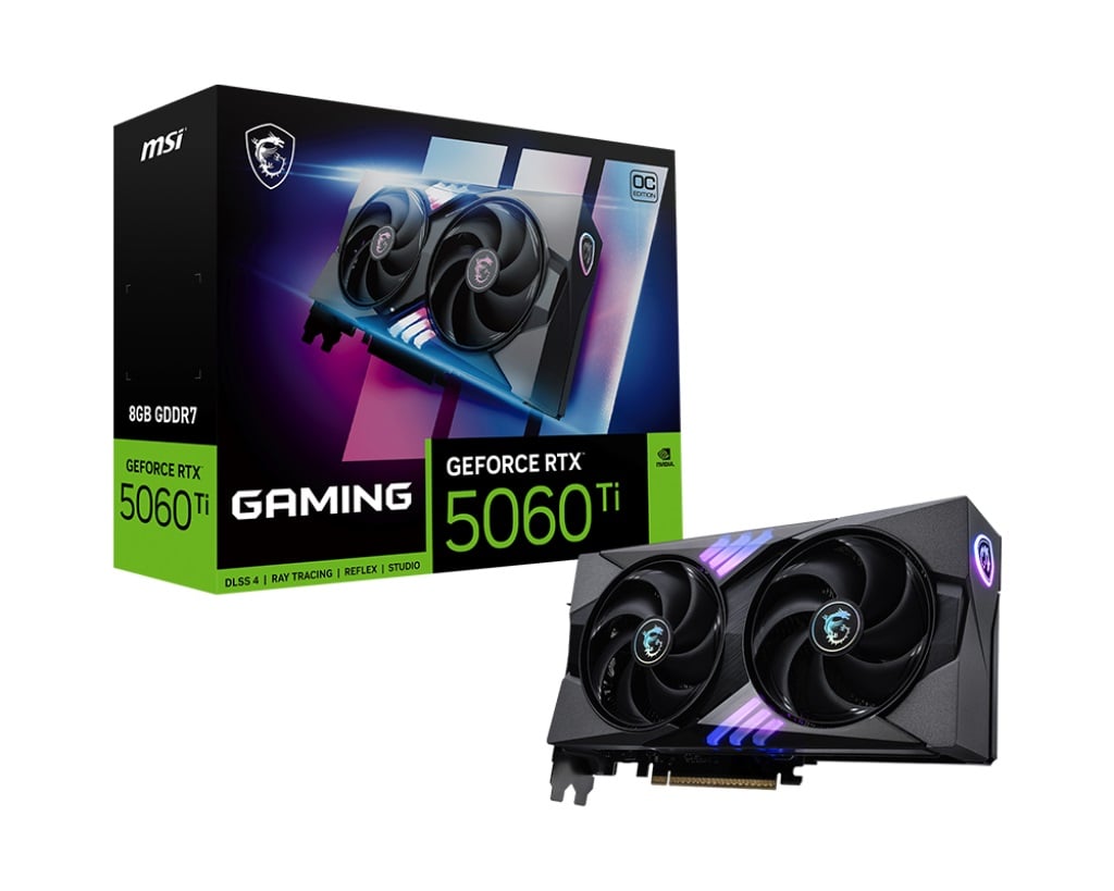 VGA MSI GeForce RTX 5060 Ti 8G GAMING OC (6796) VGA MSI GeForce RTX 5060 Ti 8G GAMING OC (6796) - Imagen 1