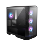 Gabinete MSI MAG PANO M100R PZ Micro ATX TG x2 ARGB Fan x4 Black (6471)