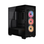 Gabinete Corsair 3500X LX-R RGB iCUE Mid-Tower TG Black (7119)