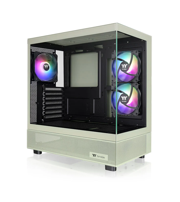 Gabinete TT View 270 Plus Mid-Tower TG x2 Fan ARGB x3 Matcha Green (4205) Gabinete TT View 270 Plus Mid-Tower TG x2 Fan ARGB x3 Matcha Green (4205) - Imagen 1