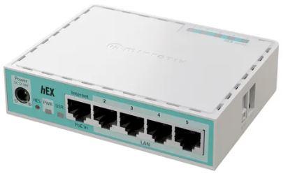 E50UG RB MIKROTIK E50UG 5 ETH GIGABIT LVL 4 C/CASE Y FUEN - Imagen 1