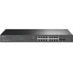 SWITCH TP LINK 16 PUERTOS GB SMART 2SFP  POE+