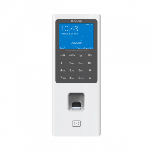 W2PRO-W C.ACCESO ANVIZ HUELLA RFID PIN 3K USER CLOUD S/F WIFI - Imagen 1