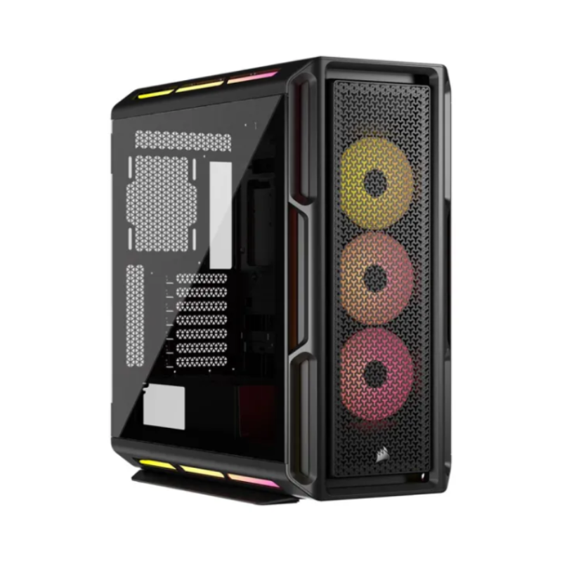 Gabinete Corsair iCUE LINK 5000T LX RGB Mid-Tower Fan x3 Black (7739) Gabinete Corsair iCUE LINK 5000T LX RGB Mid-Tower Fan x3 Black (7739) - Imagen 1