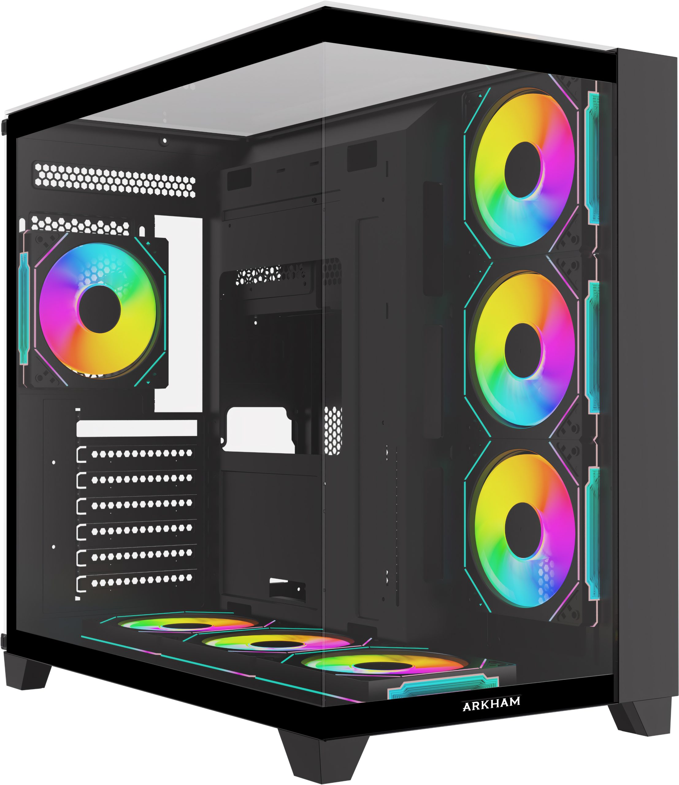 air-intra-gab-arkham-minor-bk-7fan-argb-atx-37187 GAB ARKHAM MINOR BK 7*FAN ARGB ATX - Imagen 1