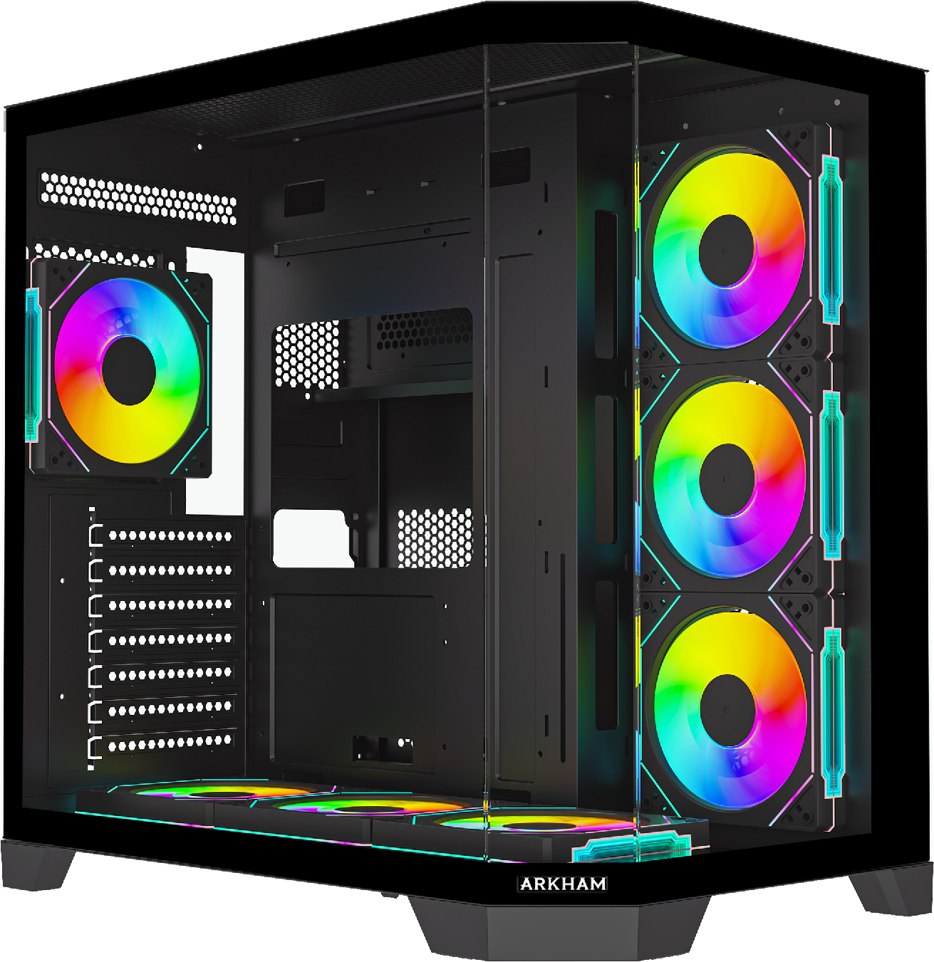 air-intra-gab-arkham-procyon-v2-7fan-argb-atx-39454 GAB ARKHAM PROCYON V2 7*FAN ARGB ATX - Imagen 1