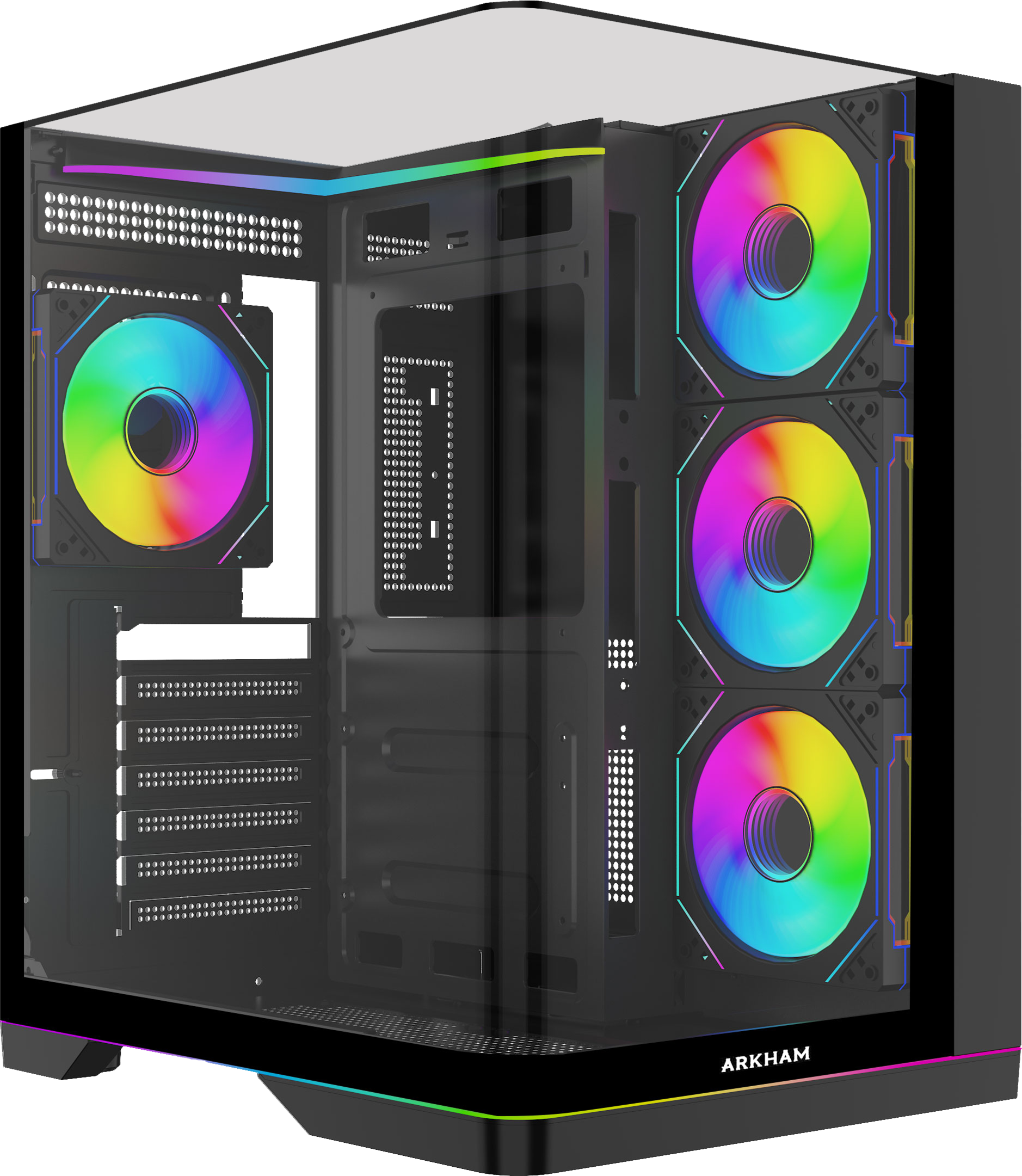 air-intra-gab-arkham-rakun-4fan-argb-atx-39450 GAB ARKHAM RAKUN 4*FAN ARGB ATX - Imagen 1