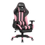 SILLA GAMER SYX CH-059 PK ROSA NEGRO - Imagen 2