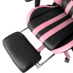SILLA GAMER SYX CH-059 PK ROSA NEGRO - Imagen 4