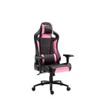 SILLA GAMER SYX CH-451 PK ROSA NEGRO - Imagen 2