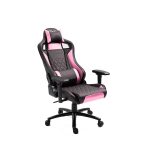 SILLA GAMER SYX CH-451 PK ROSA NEGRO - Imagen 3