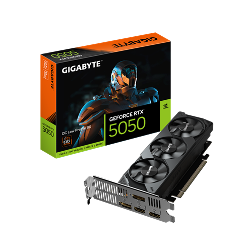 VGA Gigabyte GeForce RTX 5050 OC Low Profile 8G (6736) VGA Gigabyte GeForce RTX 5050 OC Low Profile 8G (6736) - Imagen 1