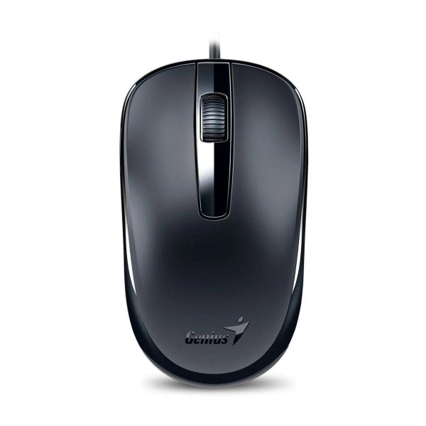 POS #1291 MOUSE GENIUS DX-110 USB BLACK - Imagen 1