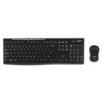 TECLADO Y MOUSE MK270 WIRELESS BLACK