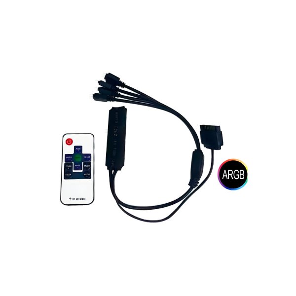 POS #345 CONTROLADOR FAN LED RMT-RAINBOW GAMEMAX - Imagen 1