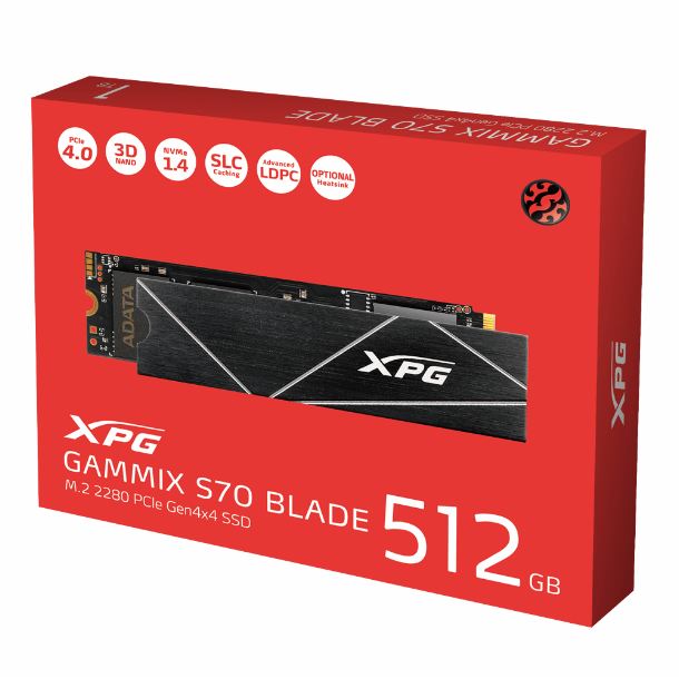 producto-39545-1781222459 SSD M.2 NVME 512GB G4 XPG GAMMIX S70 BLADE - Imagen 1