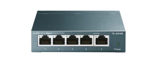 TL-SG105 SWITCH TP LINK 5 PUERTOS 10/100/1000 MBPS BAJO CONSUMO - Imagen 1